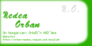 medea orban business card